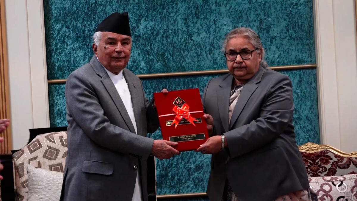 राष्ट्रिय सुरक्षा परिषद्को प्रतिवेदन राष्ट्रपतिसमक्ष पेश