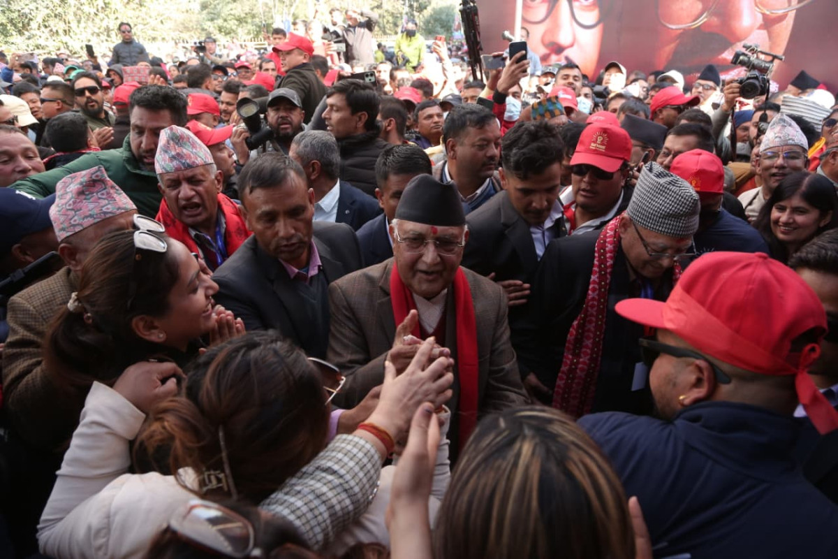 एमाले अध्यक्षमा केपी शर्मा ओली तेस्रो पटक निर्वाचित