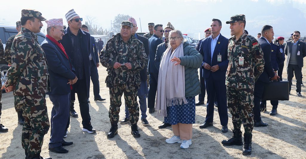 काठमाडौं–तराई द्रुतमार्गको प्रधानमन्त्री कार्कीले गरिन् स्थलगत निरीक्षण