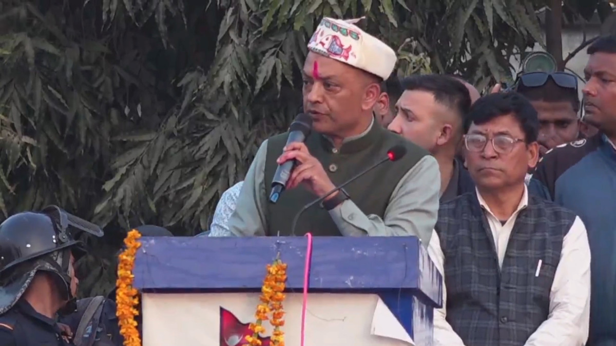 अब कसैले पनि नकाब लगाएर सिंहदरबार जलाउन पाउँदैनः सभापति थापा