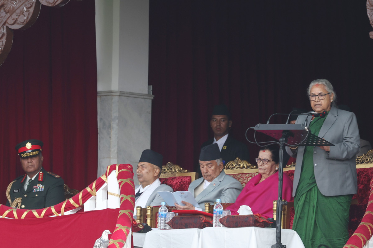 प्रजातन्त्र दिवसमा प्रधानमन्त्री कार्कीको चेतावनीः ‘युवालाई अपमान र तिरस्कार गरिरहने हो भने फेरि पनि विद्रोह हुन्छ’