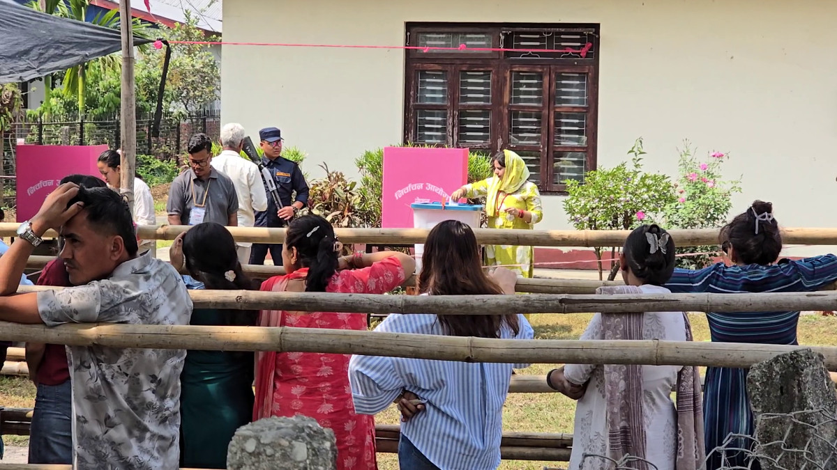 झापा ५ मा मतदान जारी : उत्साहजनक सहभागिता