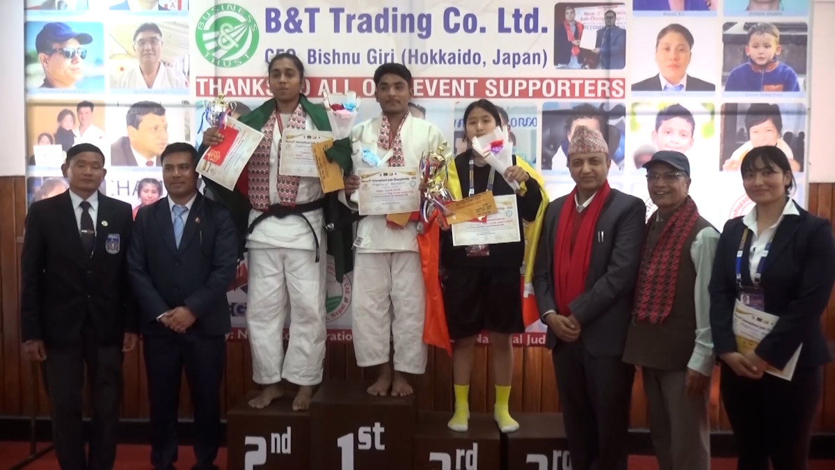 आठौं अन्तर्राष्ट्रिय जुडोमा पाम र एमएमएसी च्याम्पियन