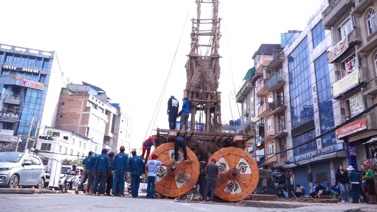 रातो मत्स्येन्द्रनाथको रथ निर्माण तिब्र